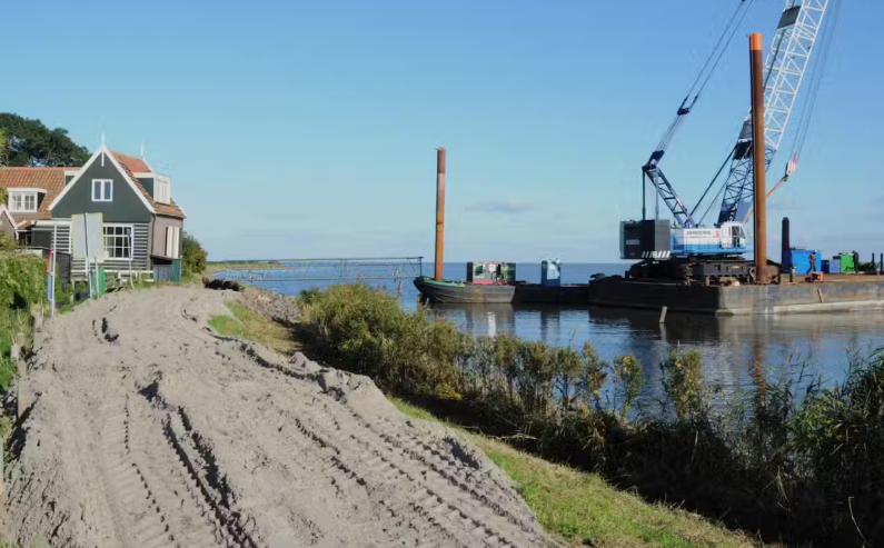 Werkzaamheden damwand Rozewerf hervat